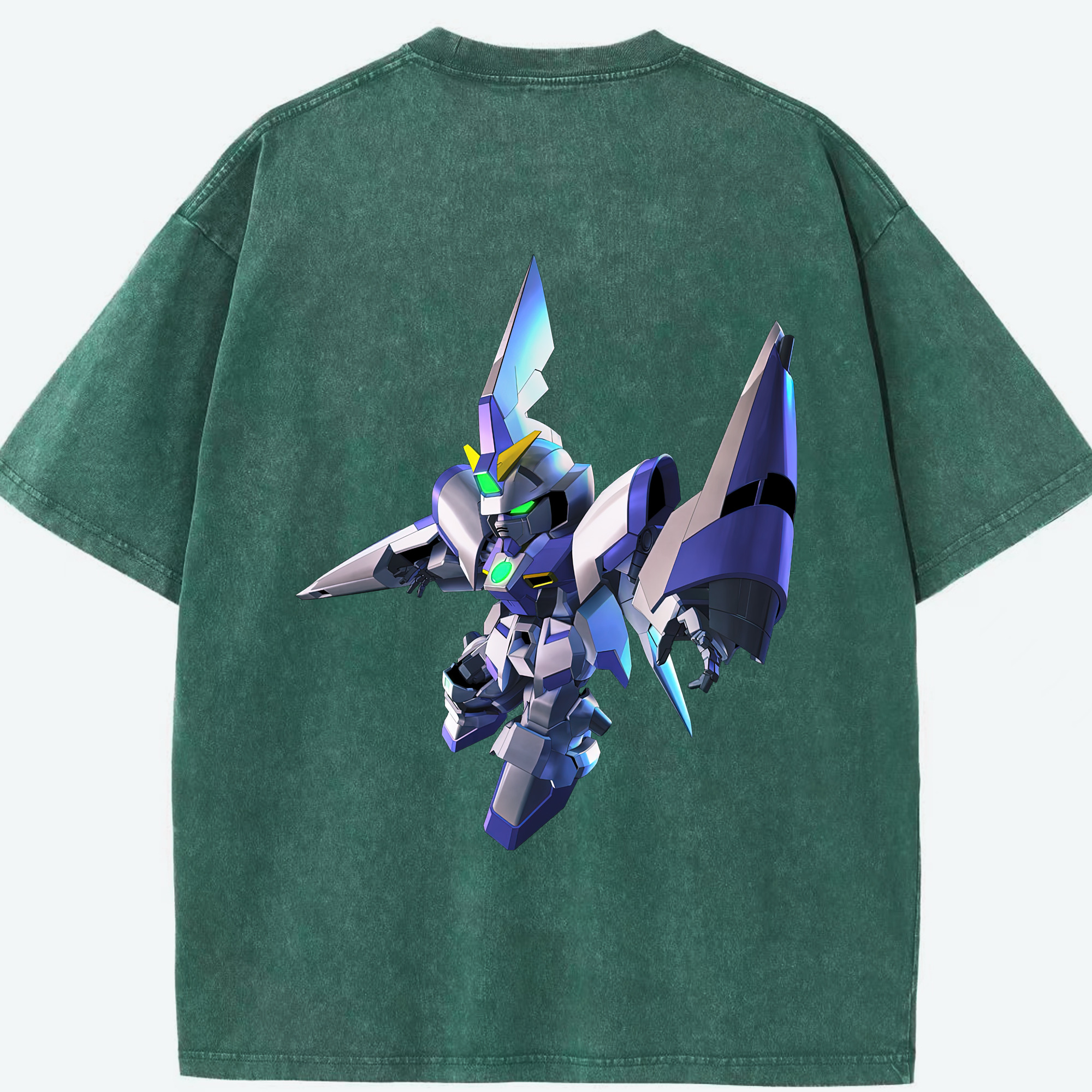 （画像用） 機動戦士ガンダム Mobile Suit Gundam 綿100% ヴィンテージ風 半袖Tシャツ（背面プリント）